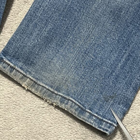 Levis 524 Jeans Womens 9M Blue Too Superlow Stretch Denim Pants - Picture 5 of 16